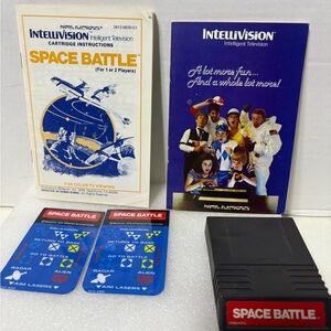 1979 Intellivision Space Battle Game Set